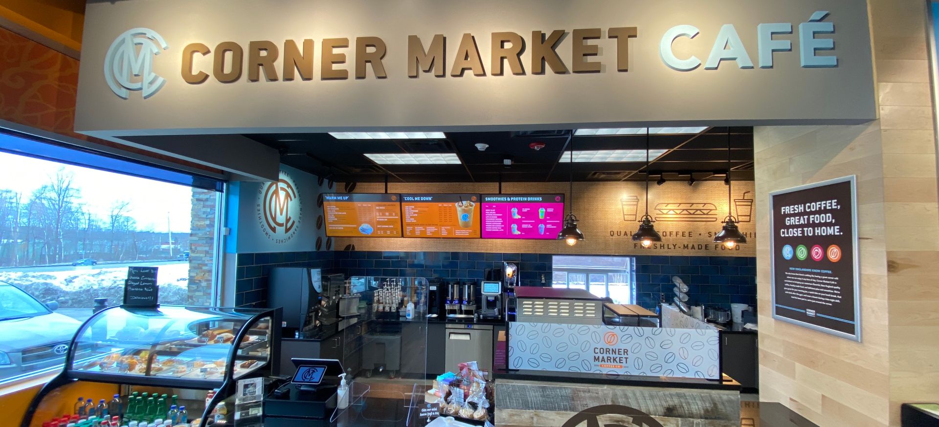 Corner Market Cafe Locally owned. Regionally roasted.